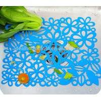 PVC Kitchen Sink Mat,Flower Sink Mat